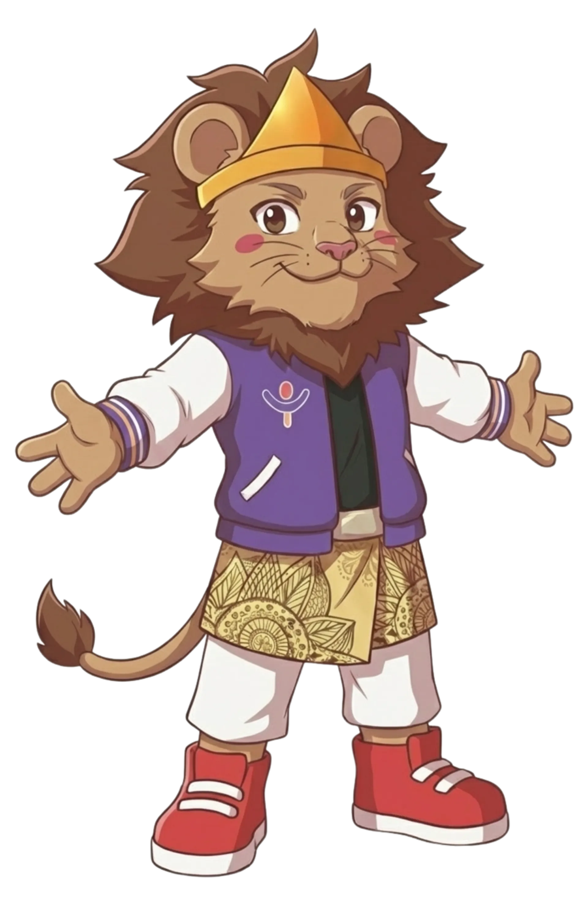 Yeri Open Hug Mascot