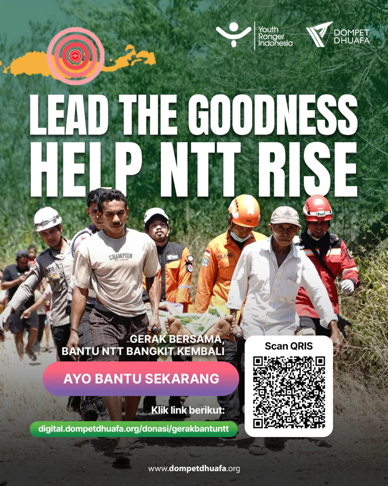 LEAD THE GOODNESS. HELP NTT RISE.